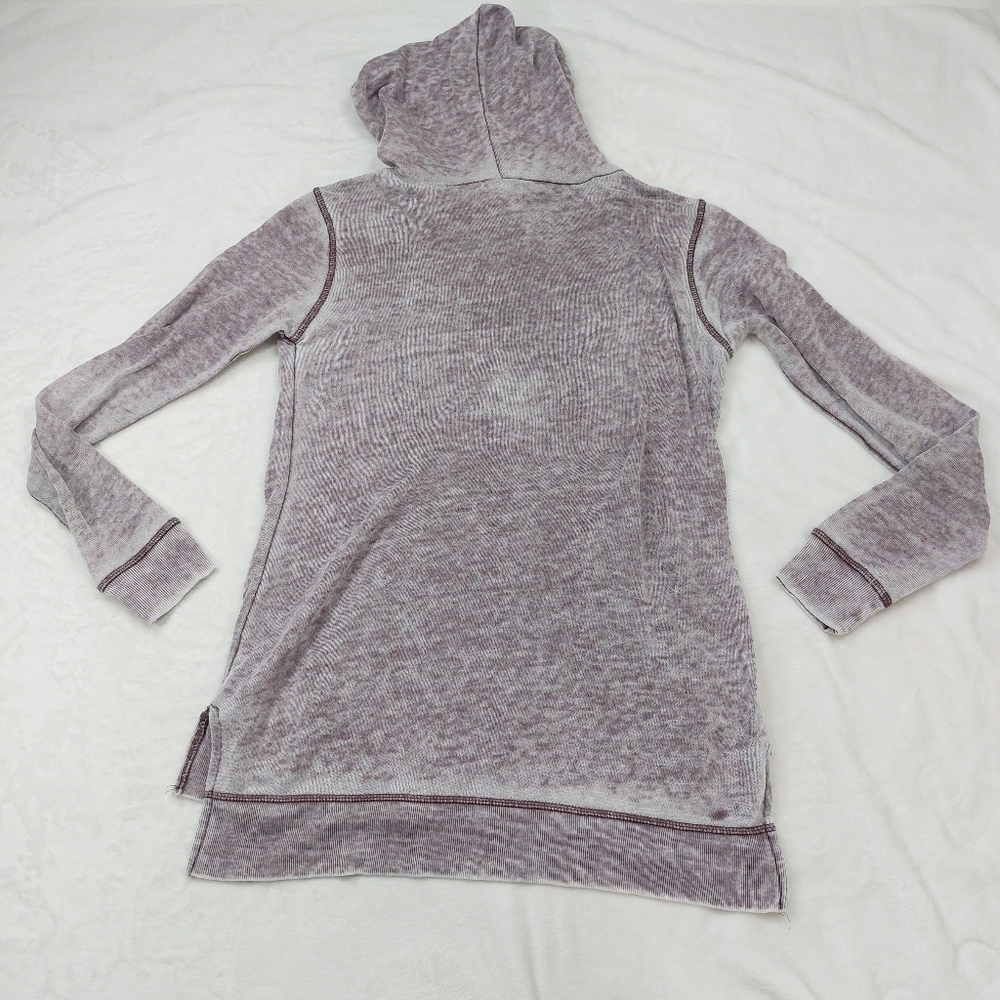 DISNEY WOMEN'S PURPLE METALLIC OUTLINED MICKEY MOUSE GAUZE HOODIE SIZE SMALL - Picture 7 of 10
